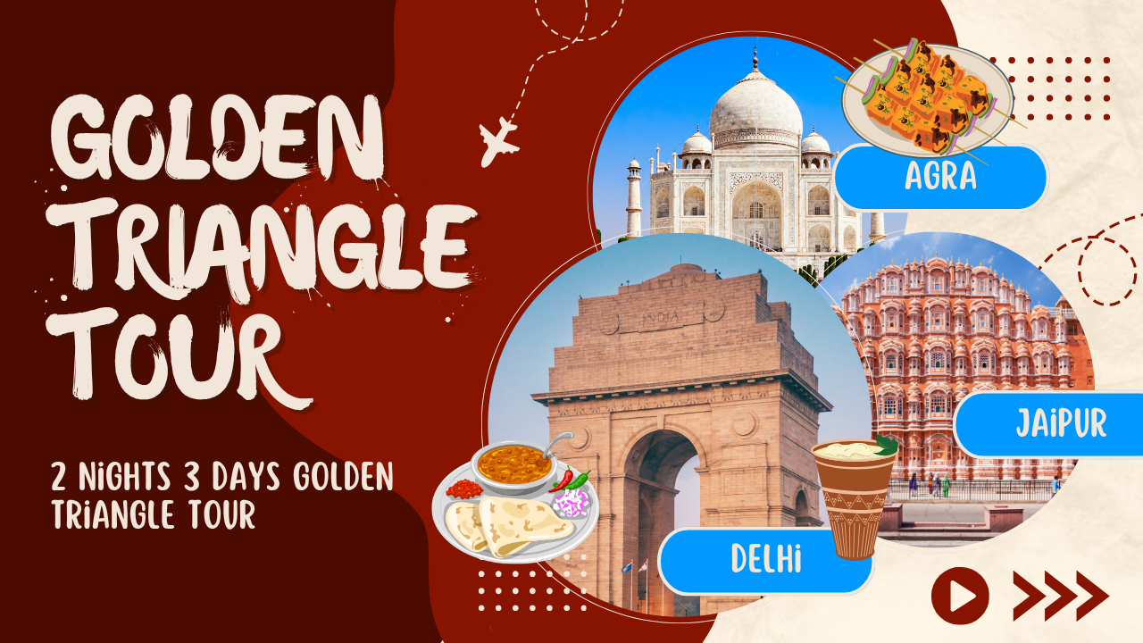 2 Nights 3 Days Golden Triangle Tour Discover Delhi Agra and Jaipur with Private Driver
